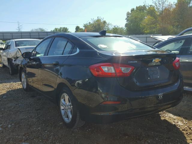 1G1BE5SM1G7295479 - 2016 CHEVROLET CRUZE LT BLACK photo 3