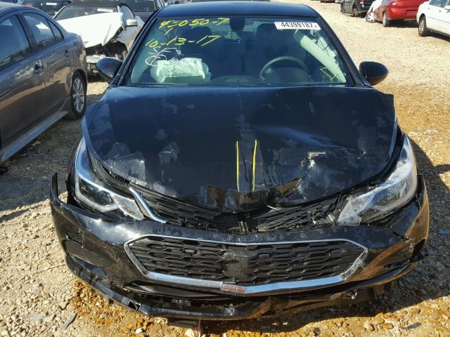 1G1BE5SM1G7295479 - 2016 CHEVROLET CRUZE LT BLACK photo 7