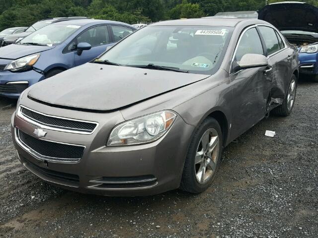 1G1ZC5EB1AF186290 - 2010 CHEVROLET MALIBU 1LT ბეჟი ფოტო 2