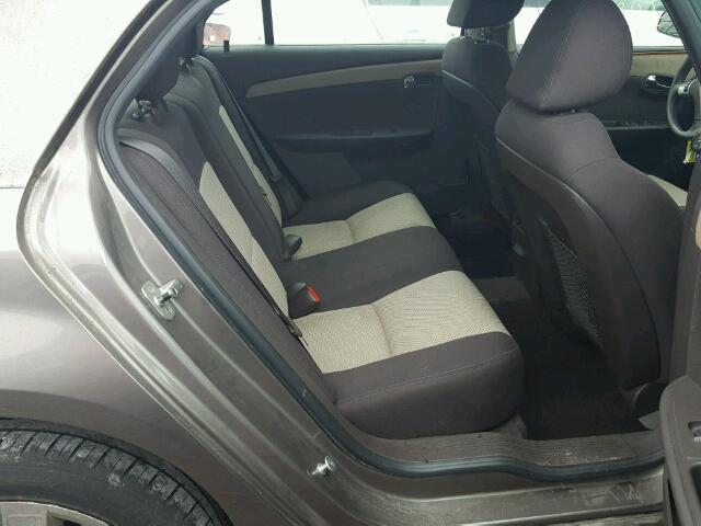 1G1ZC5EB1AF186290 - 2010 CHEVROLET MALIBU 1LT ბეჟი ფოტო 6