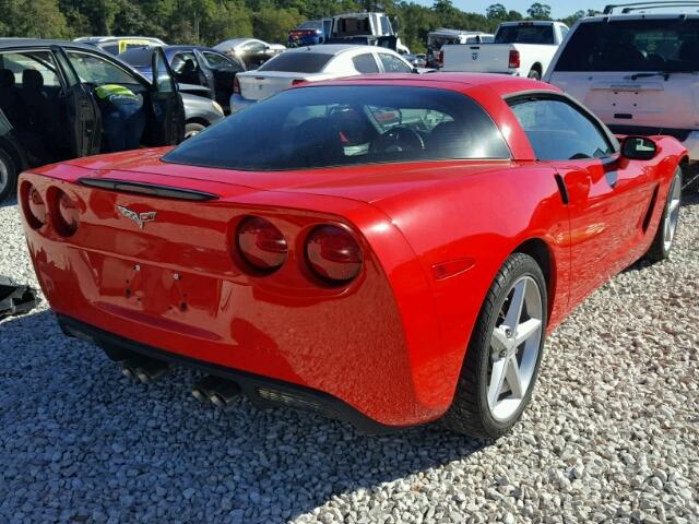 1G1YA2DW7C5110487 - 2012 CHEVROLET CORVETTE RED photo 4