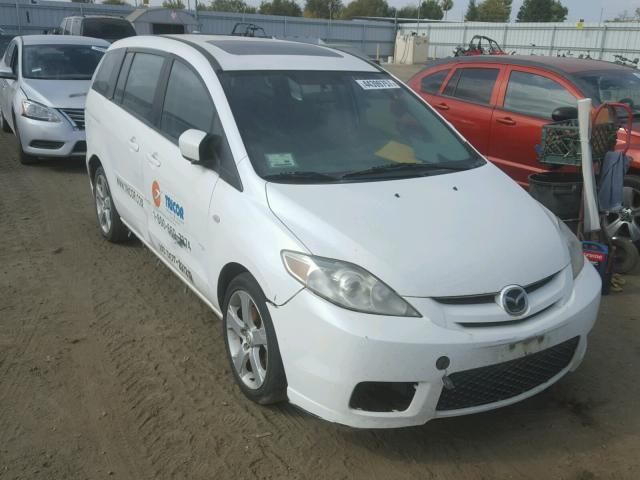 JM1CR29L970156012 - 2007 MAZDA 5 WHITE photo 1