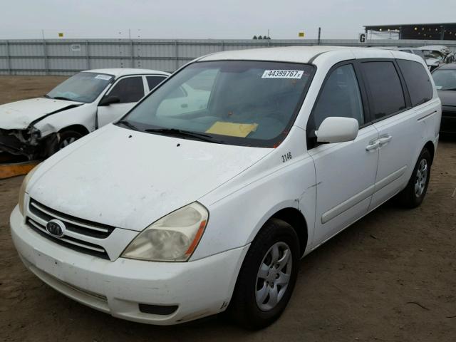 KNDMB233266046335 - 2006 KIA SEDONA EX WHITE photo 2