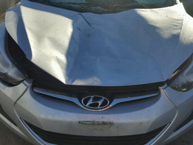 KMHDH4AE9FU414936 - 2015 HYUNDAI ELANTRA SE GRAY photo 7