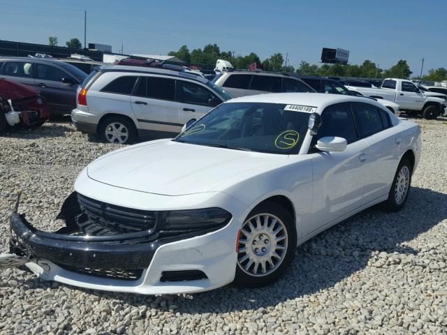 2C3CDXKT8JH295755 - 2018 DODGE CHARGER PO WHITE photo 2