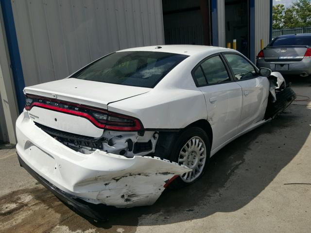 2C3CDXKT8JH295755 - 2018 DODGE CHARGER PO WHITE photo 4