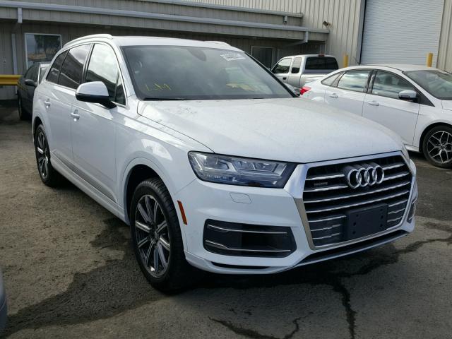 WA1LAAF7XHD018587 - 2017 AUDI Q7 PREMIUM WHITE photo 1