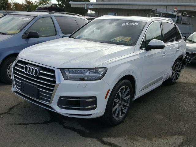 WA1LAAF7XHD018587 - 2017 AUDI Q7 PREMIUM WHITE photo 2