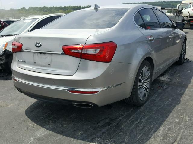 KNALN4D72E5164824 - 2014 KIA CADENZA PR SILVER photo 4