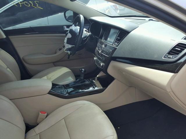 KNALN4D72E5164824 - 2014 KIA CADENZA PR SILVER photo 5