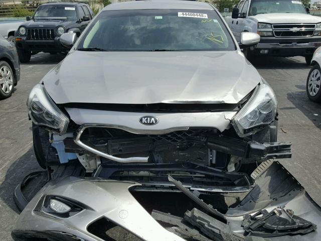 KNALN4D72E5164824 - 2014 KIA CADENZA PR SILVER photo 9