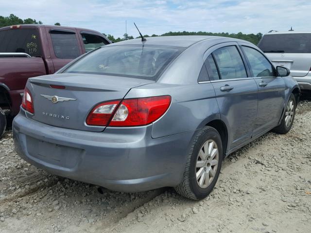 1C3LC46K87N633500 - 2007 CHRYSLER SEBRING BLUE photo 4