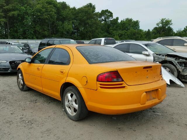 1B3EL46X86N127536 - 2006 DODGE STRATUS SX ORANGE photo 3