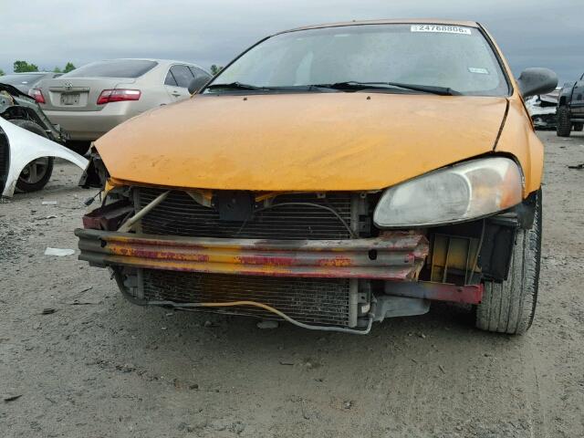 1B3EL46X86N127536 - 2006 DODGE STRATUS SX ORANGE photo 9