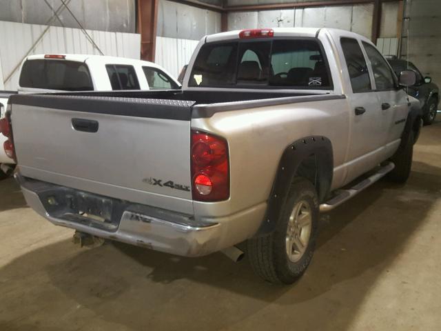 1D7HU18257J503617 - 2007 DODGE RAM 1500 S SILVER photo 4