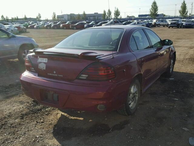 1G2NF52E94M665766 - 2004 PONTIAC GRAND AM S Qırmızı foto 4