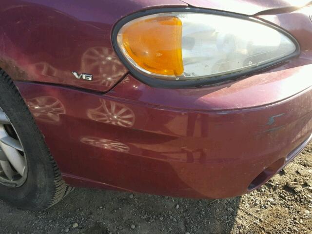 1G2NF52E94M665766 - 2004 PONTIAC GRAND AM S Qırmızı foto 9