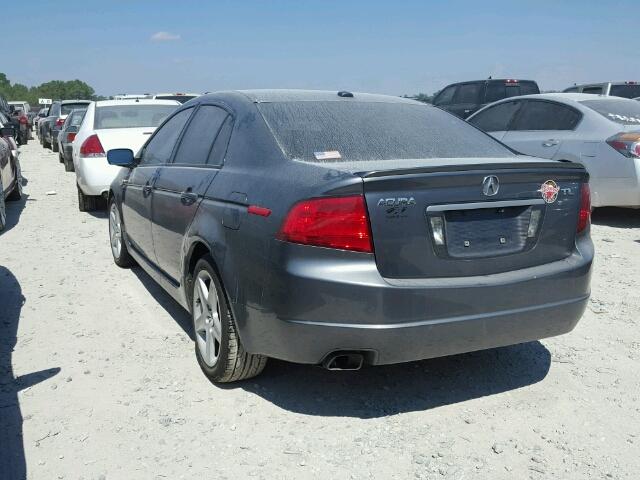 19UUA66205A000917 - 2005 ACURA TL GRAY photo 3