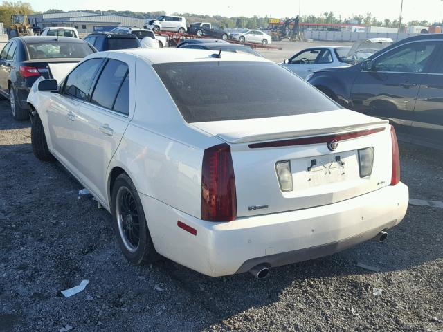 1G6DC67A350190526 - 2005 CADILLAC STS WHITE photo 3