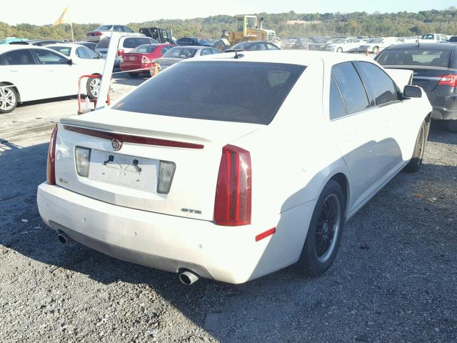 1G6DC67A350190526 - 2005 CADILLAC STS WHITE photo 4