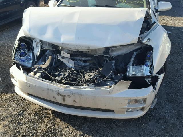 1G6DC67A350190526 - 2005 CADILLAC STS WHITE photo 9