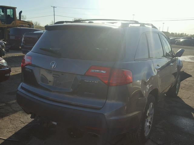 2HNYD28288H545437 - 2008 ACURA MDX GRAY photo 4