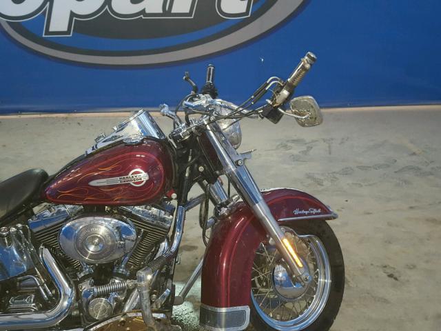 1HD1BWB132Y086589 - 2002 HARLEY-DAVIDSON FLSTCI RED photo 9