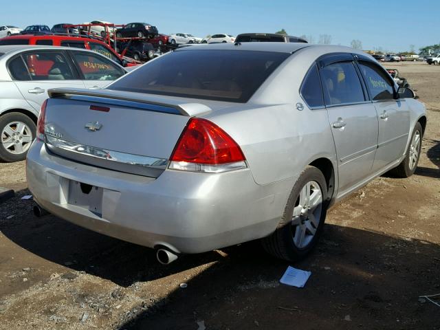 2G1WC58R179171740 - 2007 CHEVROLET IMPALA LT SILVER photo 4