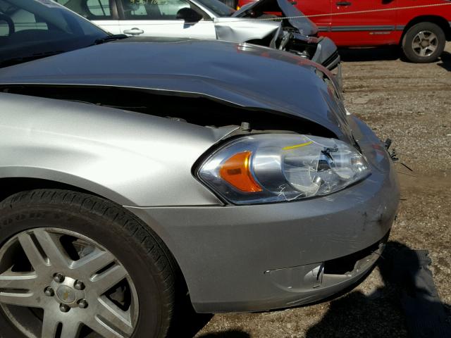 2G1WC58R179171740 - 2007 CHEVROLET IMPALA LT SILVER photo 9