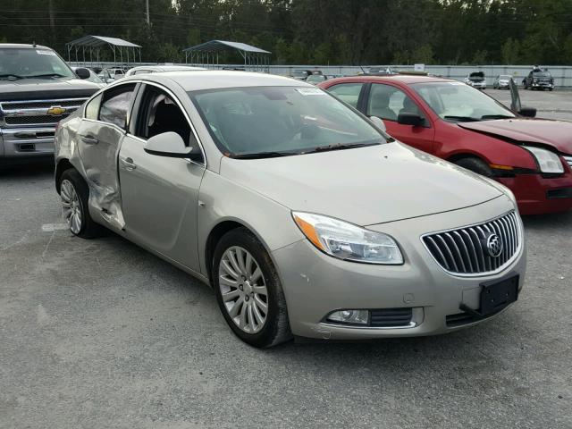 W04GN5EC2B1125654 - 2011 BUICK REGAL CXL SILVER photo 1