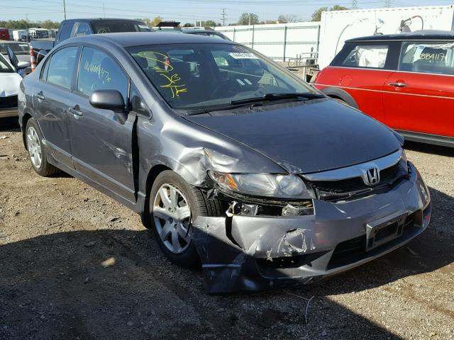 19XFA1F53BE005994 - 2011 HONDA CIVIC GRAY photo 1