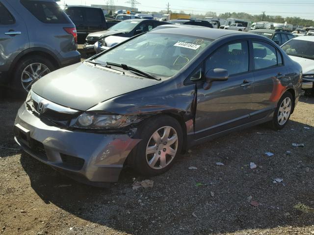 19XFA1F53BE005994 - 2011 HONDA CIVIC GRAY photo 2