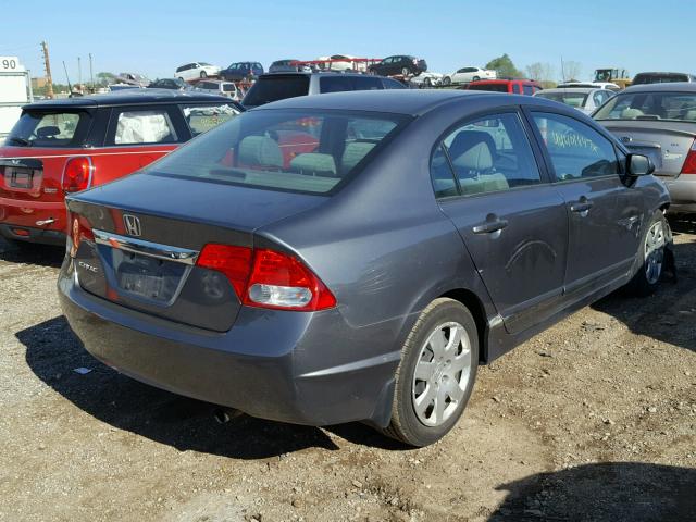 19XFA1F53BE005994 - 2011 HONDA CIVIC GRAY photo 4