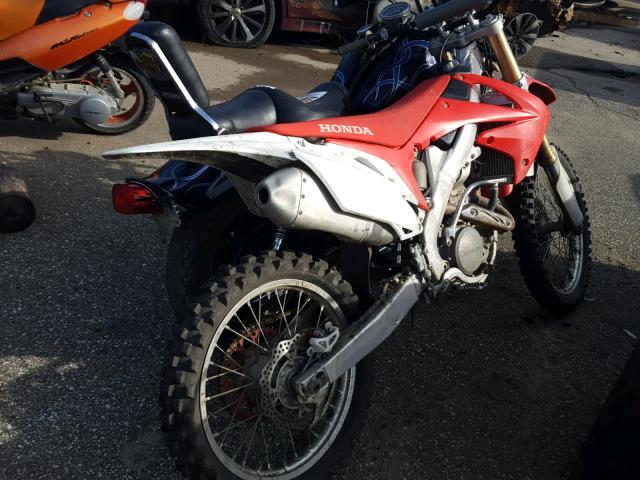 JH2ME103XDK900053 - 2013 HONDA CRF250 R RED photo 4