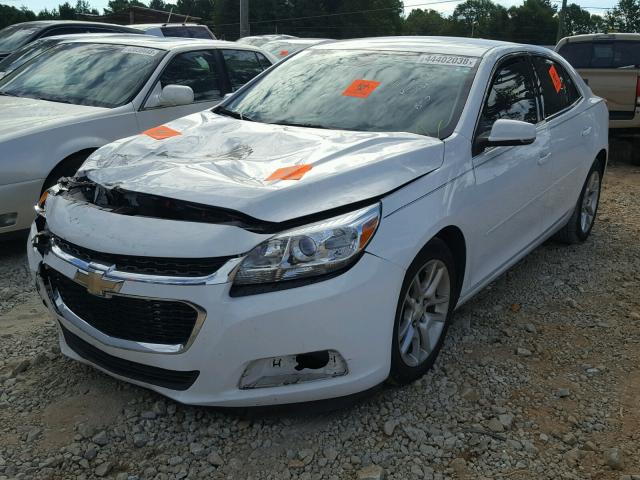1G11C5SL5FF348813 - 2015 CHEVROLET MALIBU 1LT WHITE photo 2