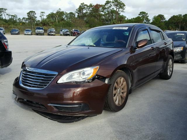 1C3CCBBB0CN283431 - 2012 CHRYSLER 200 TOURIN BROWN photo 2