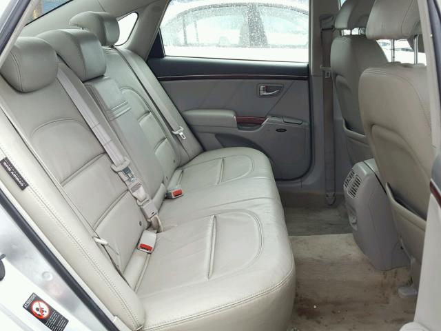 KMHFC46F67A216715 - 2007 HYUNDAI AZERA SE SILVER photo 6