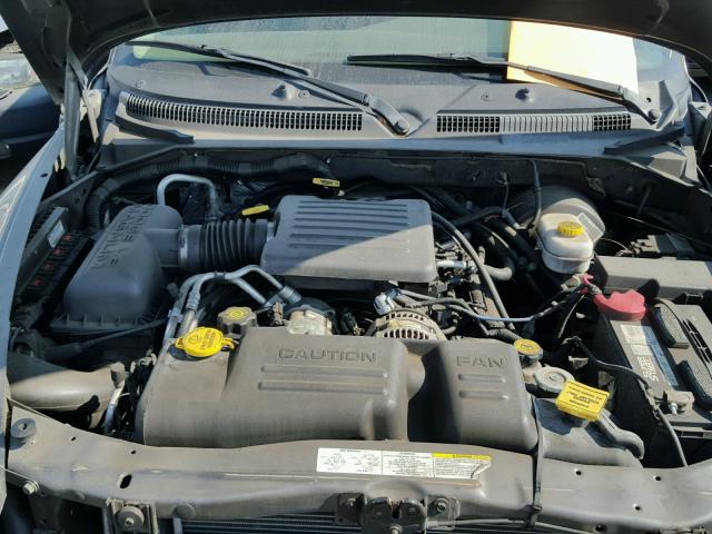 1D4HR38N53F620289 - 2003 DODGE DURANGO SP GRAY photo 7