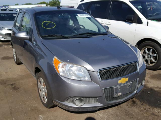 KL1TD6DE7BB235066 - 2011 CHEVROLET AVEO LS GRAY photo 1