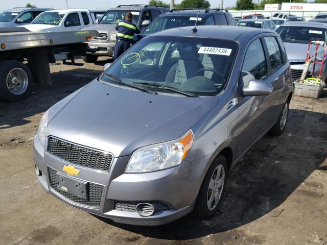 KL1TD6DE7BB235066 - 2011 CHEVROLET AVEO LS GRAY photo 2