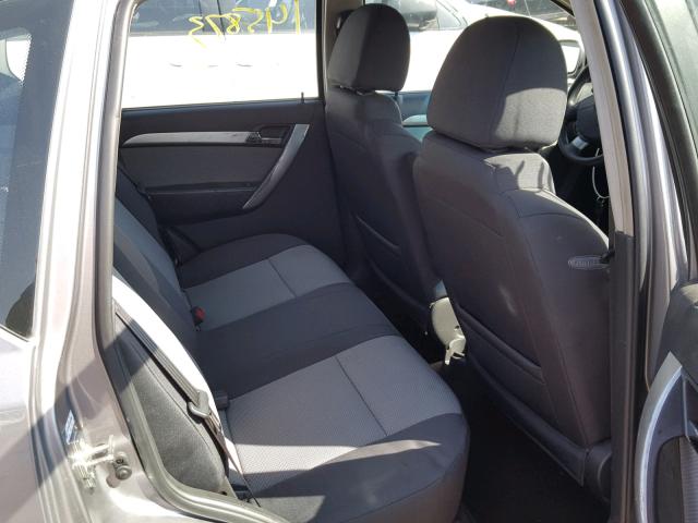 KL1TD6DE7BB235066 - 2011 CHEVROLET AVEO LS GRAY photo 6