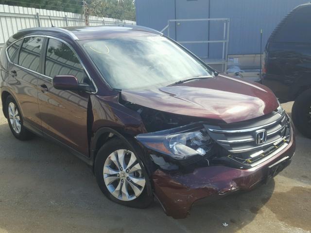 5J6RM3H77EL039134 - 2014 HONDA CR-V BURGUNDY photo 1