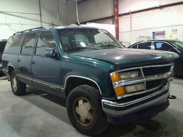 3GNFK16R7TG134723 - 1996 CHEVROLET SUBURBAN K GREEN photo 1