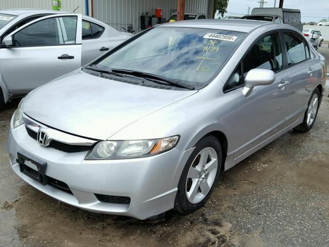 19XFA1F69BE027992 - 2011 HONDA CIVIC LX-S SILVER photo 2