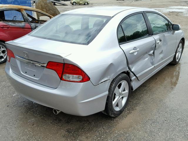 19XFA1F69BE027992 - 2011 HONDA CIVIC LX-S SILVER photo 4