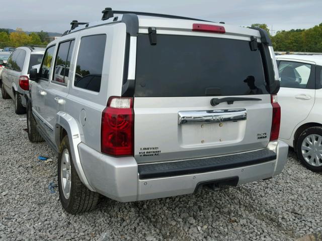 1J8HG582X6C276087 - 2006 JEEP COMMANDER SILVER photo 3