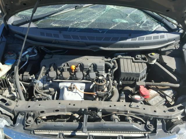 2HGFA16679H525091 - 2009 HONDA CIVIC GRAY photo 7