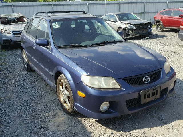 JM1BJ245421569132 - 2002 MAZDA PROTEGE PR BLUE photo 1