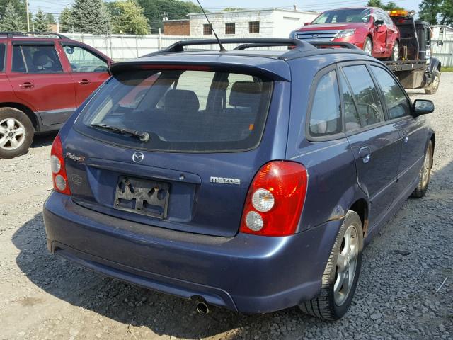 JM1BJ245421569132 - 2002 MAZDA PROTEGE PR BLUE photo 4