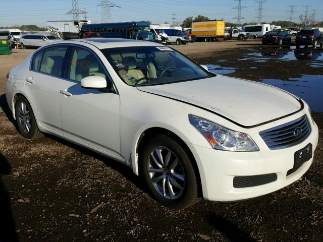 JNKBV61F78M261953 - 2008 INFINITI G35 WHITE photo 1